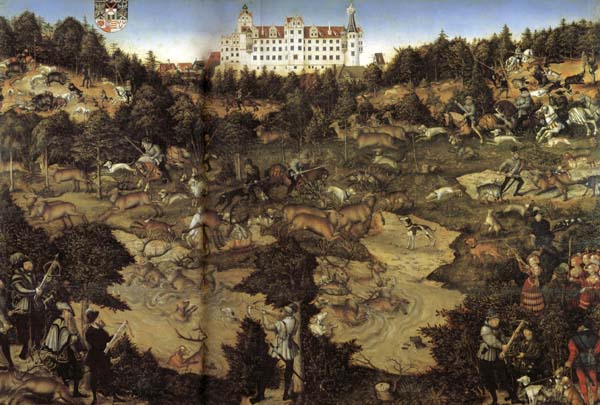 AHunt in Honor of Charles V at Torgau Castle